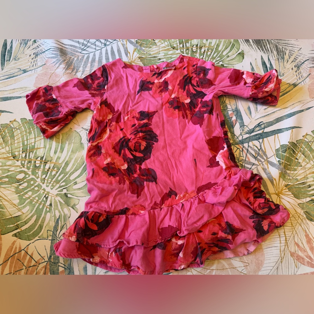 Baby GAP Pink Floral girls dress